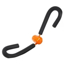 Эспандер Torres Thigh master, пластиковая защита пружины, мягкие ручки, серый, оранжевый